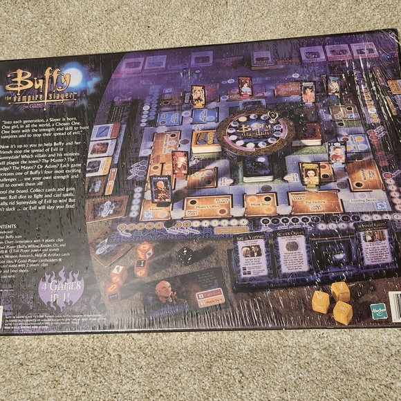 🖤☀️ Vintage BUFFY THE VAMPIRE SLAYER Board Game NEW SEALED - Picture 3 of 12